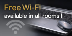 Free Wi-Fi available in all rooms!